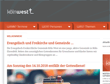 Tablet Screenshot of koelnwest.de